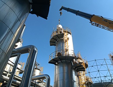 山西長(zhǎng)治某焦化廠(chǎng)LNG填料活性炭安裝項(xiàng)目